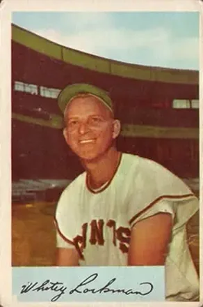 1954 Bowman #153 Carroll Lockman