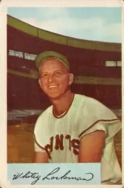 1954 Bowman #153 Carroll Lockman