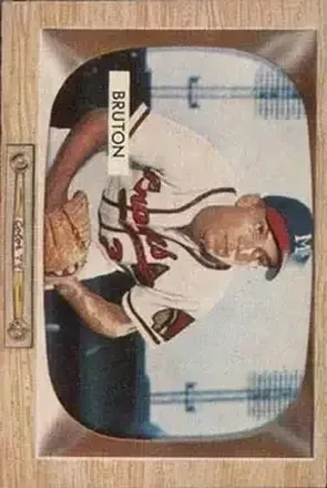 1955 Bowman #11 Bill Bruton