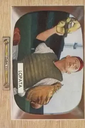 1955 Bowman #18 Stan Lopata