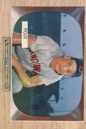 1955 Bowman #32 Wally Post