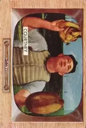 1955 Bowman #34 Clint Courtney