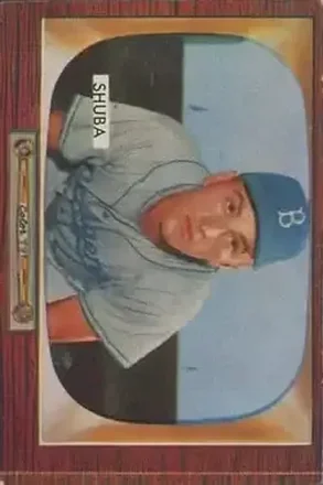 1955 Bowman #66 George Shuba