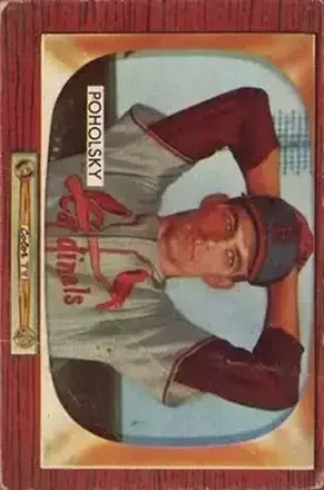 1955 Bowman #76 Tom Poholsky
