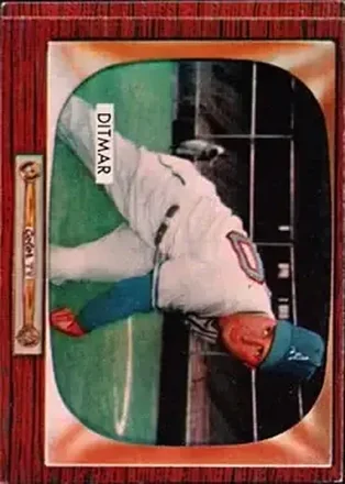 1955 Bowman #90 Art Ditmar