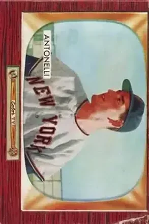 1955 Bowman #124 Johnny Antonelli