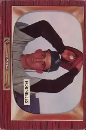 1955 Bowman #266 Mike Fornieles