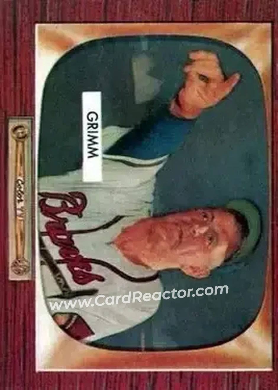Front of Charlie Grimm