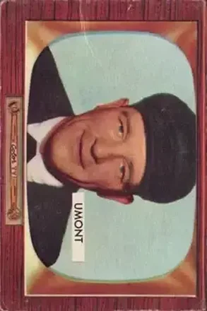 1955 Bowman #305 Frank Umont