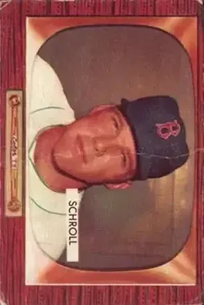 1955 Bowman #319 Al Schroll