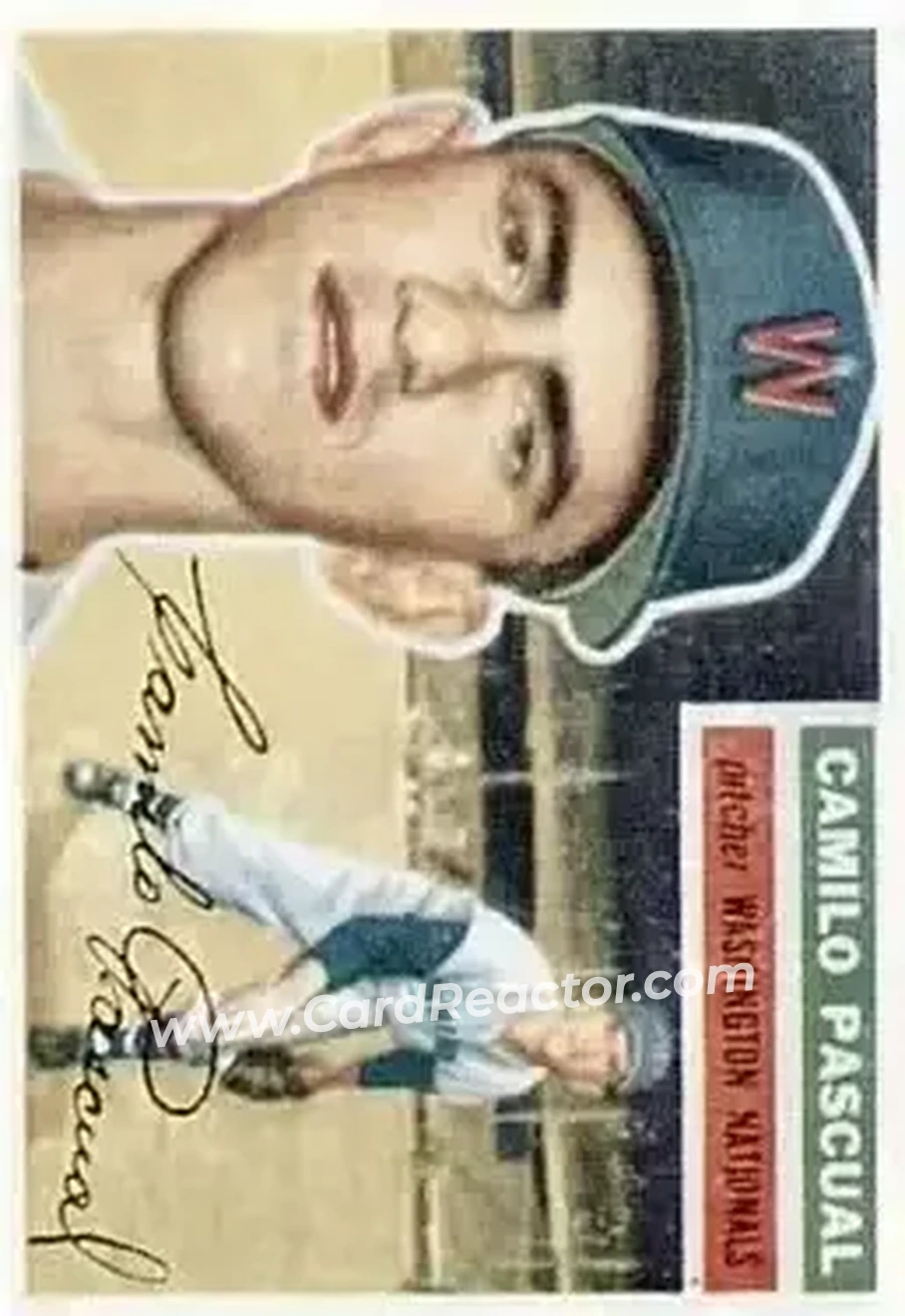 Front of Camilo Pascual