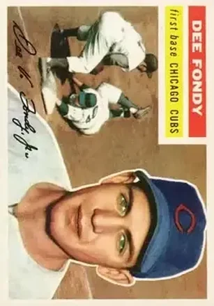 1956 Topps #112 Dee Fondy
