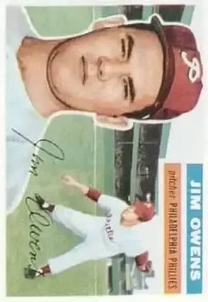 1956 Topps #114 Jim Owens