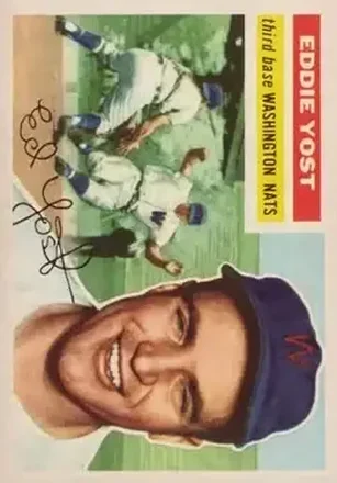 1956 Topps #128 Eddie Yost