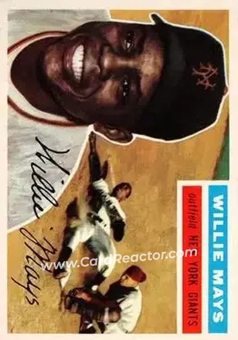 Front of Willie Mays