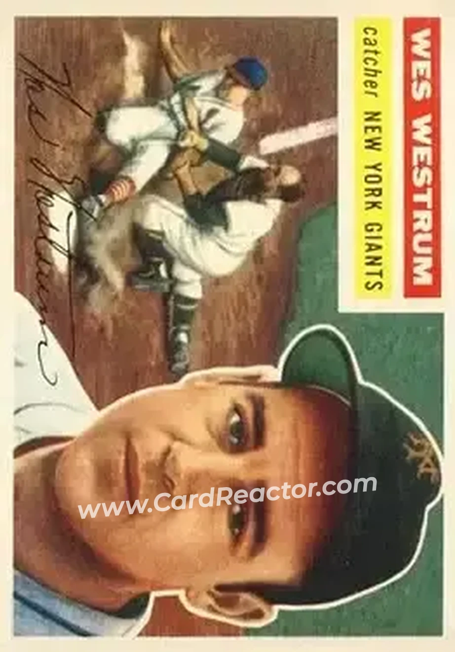 Front of Wes Westrum