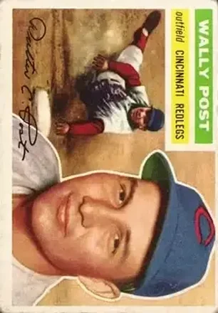 1956 Topps #158 Wally Post