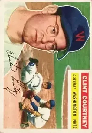 1956 Topps #159 Clint Courtney