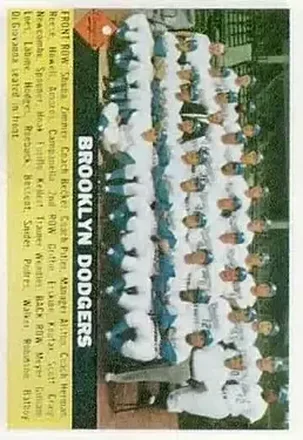 1956 Topps #166 Card #166