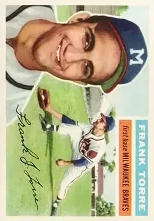 1956 Topps #172 Frank Torre