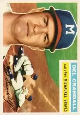 1956 Topps #175 Del Crandall