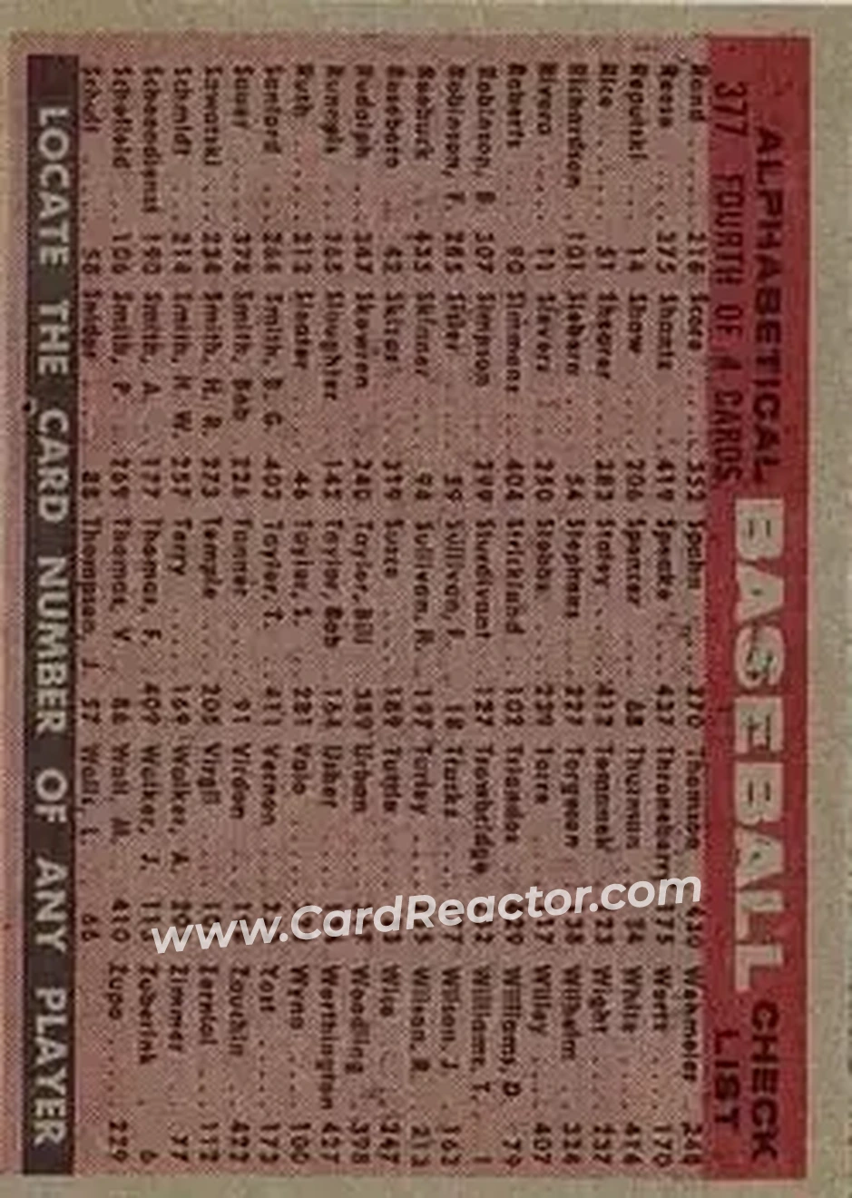 Back of Card #377
