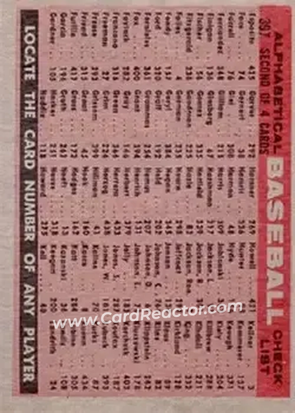 Back of Card #397