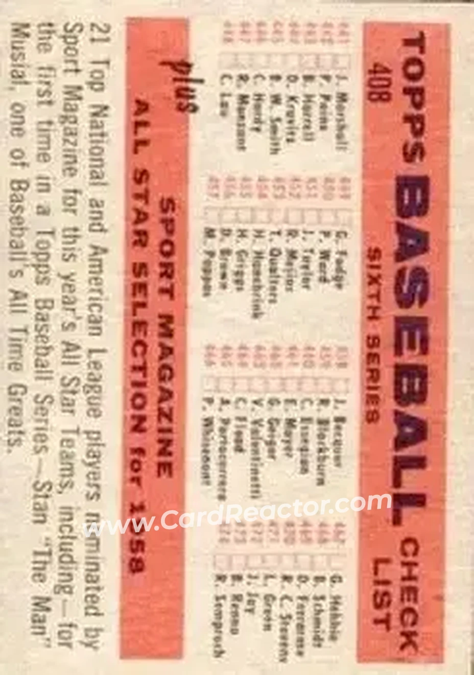 Back of Card #408