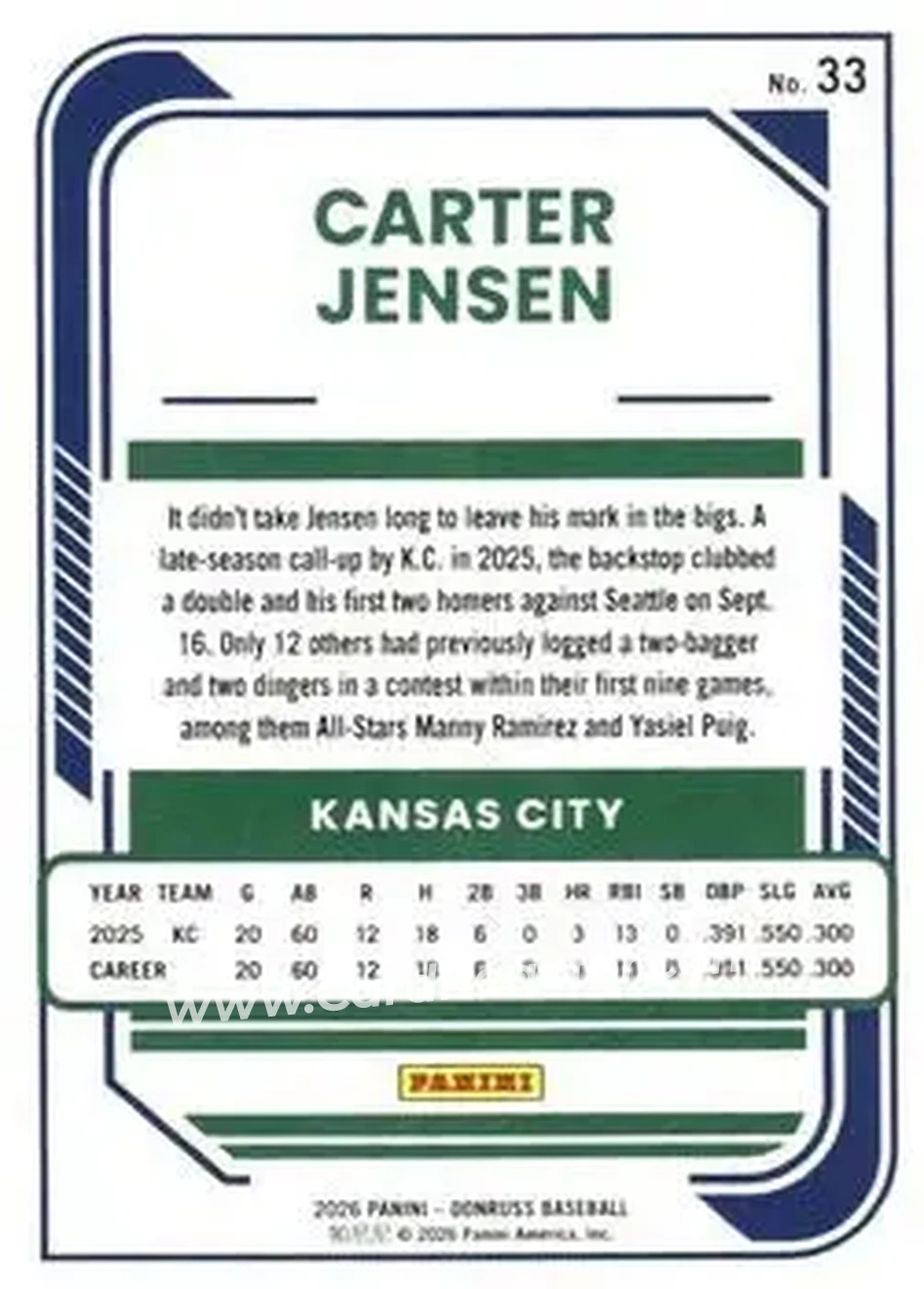 Back of Carter Jensen