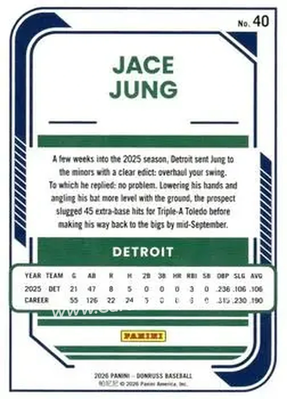 Back of Jace Jung