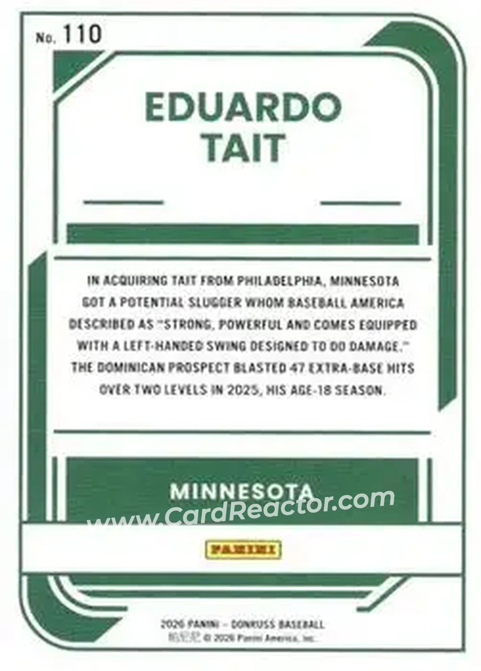 Back of Eduardo Tait