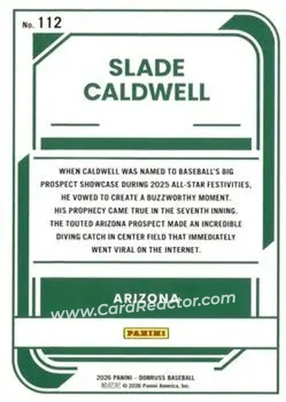 Back of Slade Caldwell