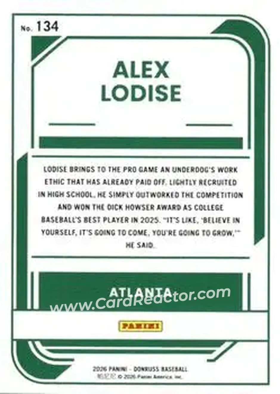Back of Alex Lodise