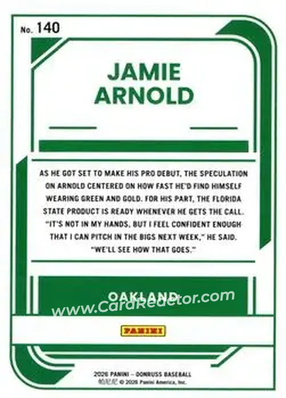 Back of Jamie Arnold