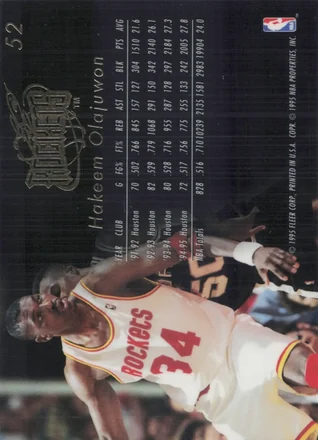 Hakeem Olajuwon Rückseite