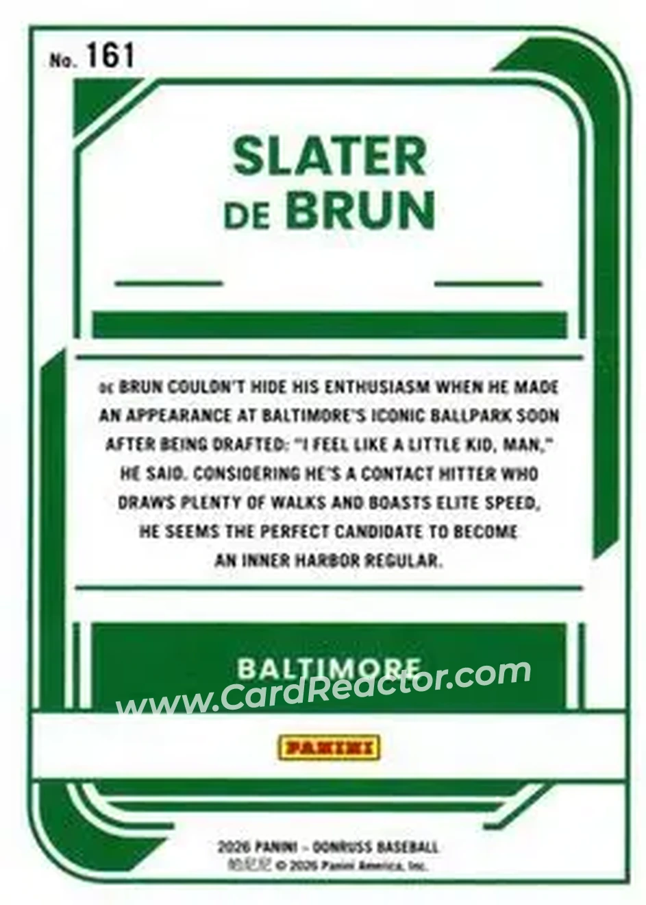 Back of Slater De Brun