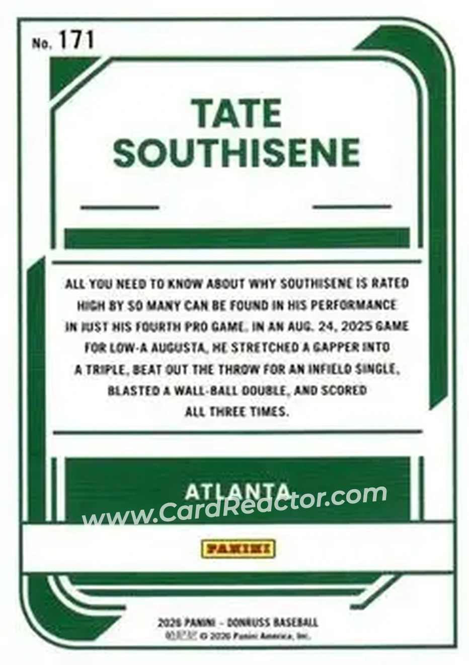 Back of Tate Southisene