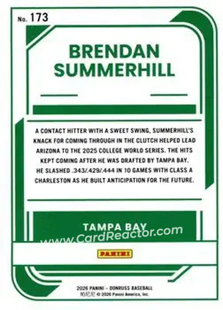 Back of Brendan Summerhill