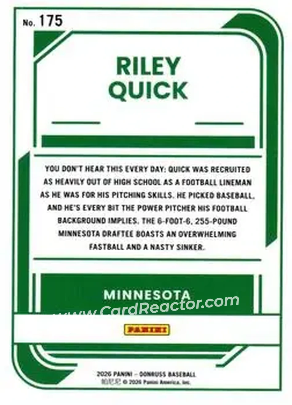 Back of Riley Quick