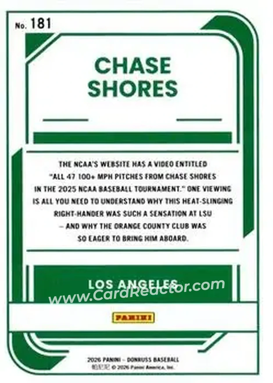 Back of Chase Shores