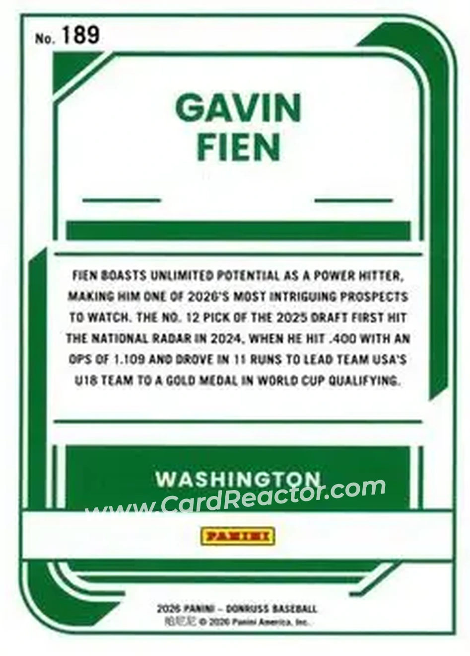 Back of Gavin Fien
