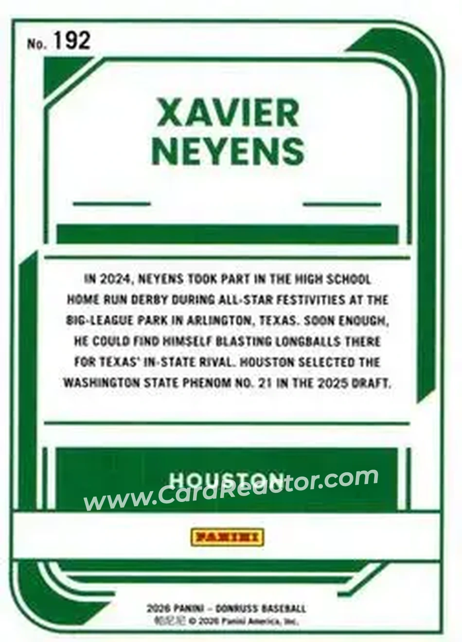 Back of Xavier Neyens
