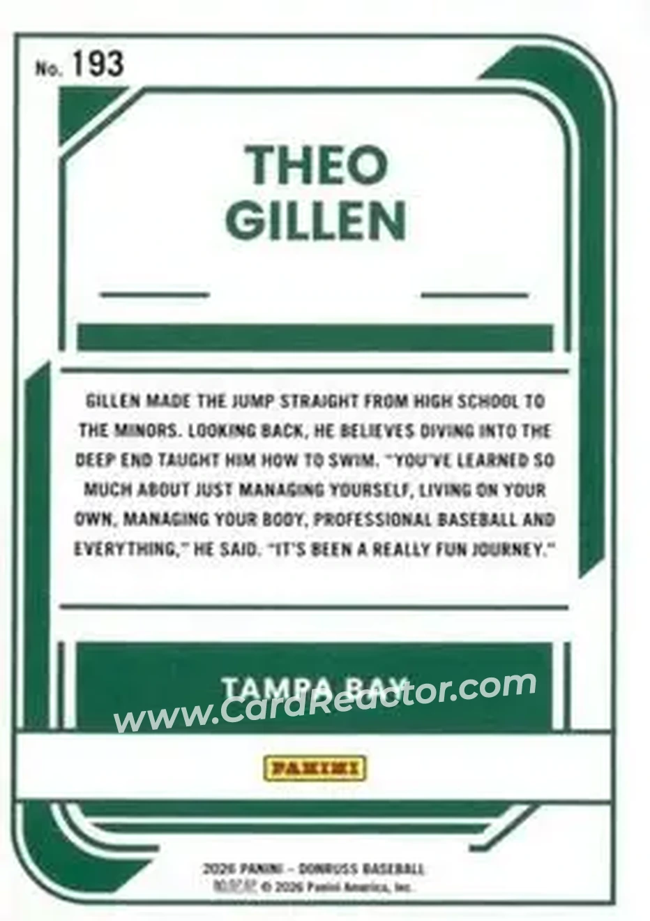 Back of Theo Gillen
