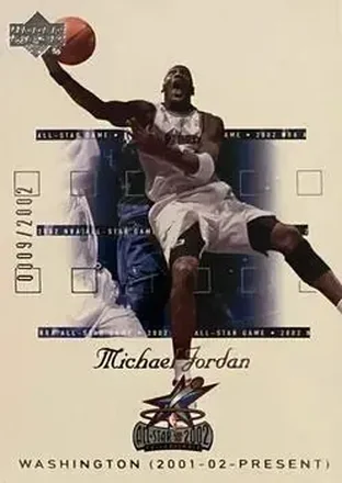 2002 Upper Deck All-Star Game Michael Jordan #AS3 Michael Jordan