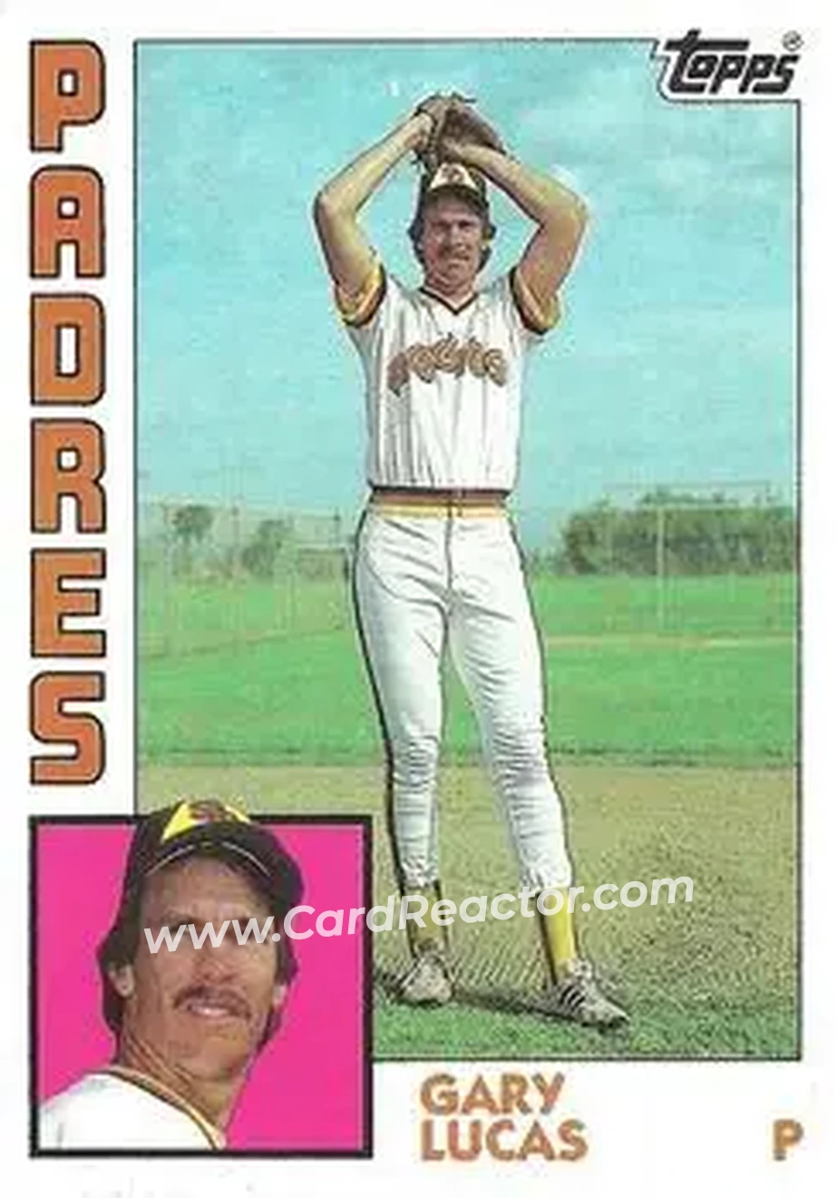 1984 Topps #7 - Gary Lucas - San Diego Padres