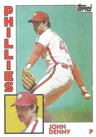 1984 Topps #17 - John Denny - Philadelphia Phillies 1984 Topps #17 - John Denny - Philadelphia Phillies