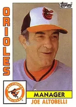 1984 Topps #21 Joe Altobelli