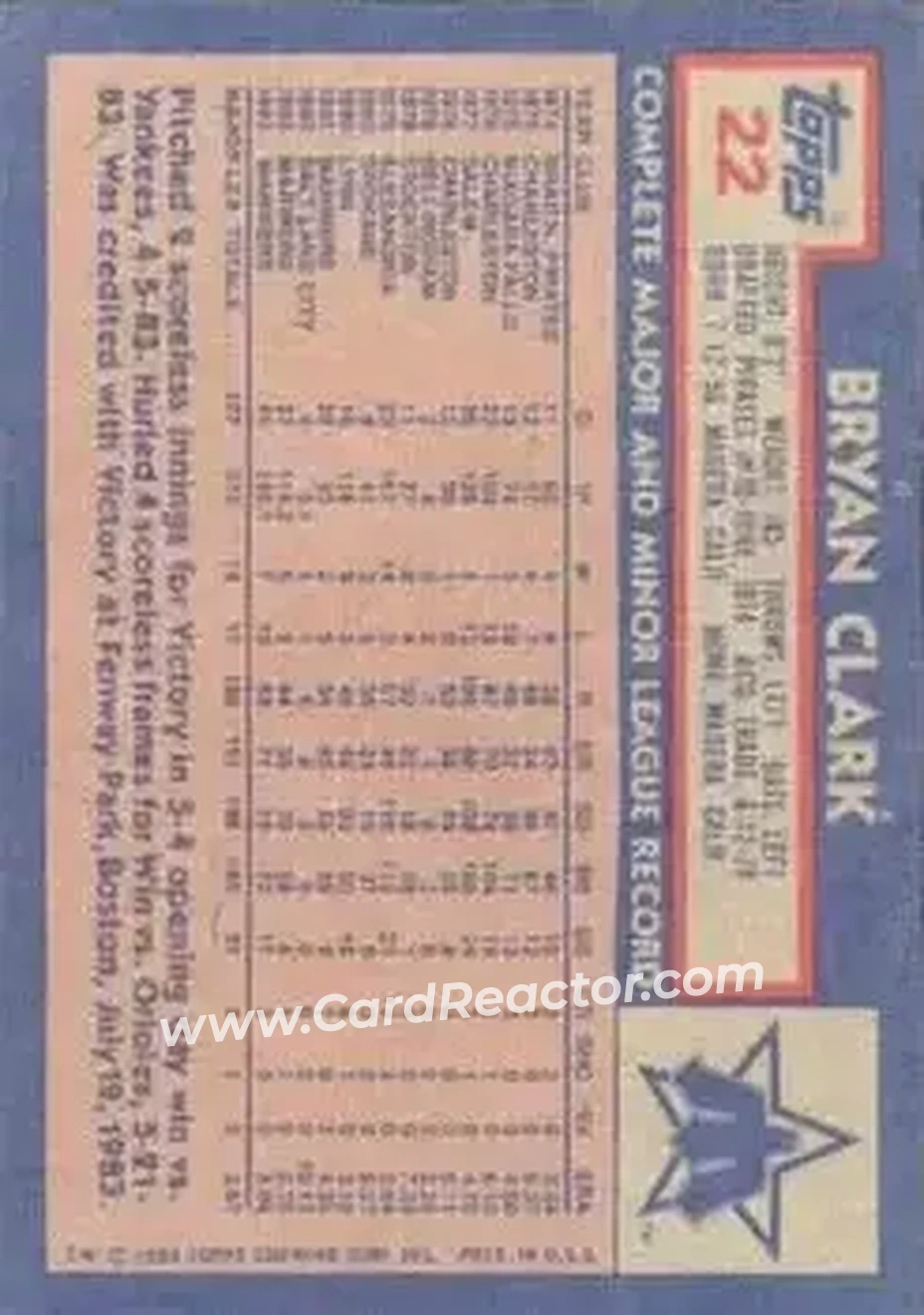 Back of Bryan Clark