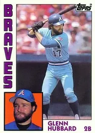 1984 Topps #25 Glenn Hubbard