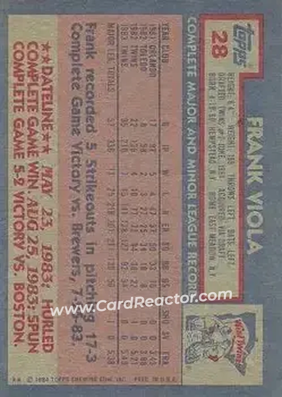 Back of Frank Viola